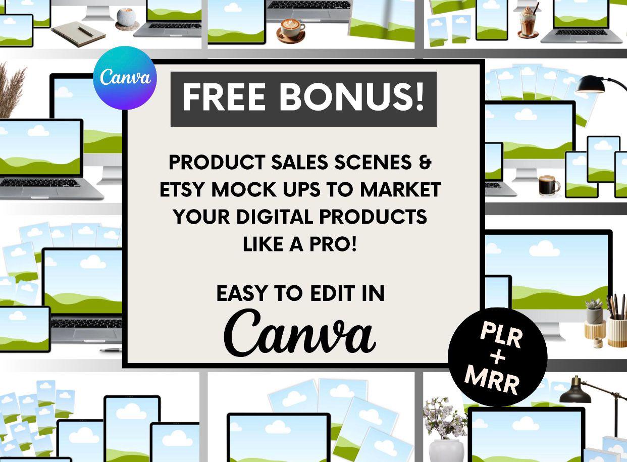 Health & Fitness Digital Product System Done-For-You Guides, Planners & Trackers to Launch, Brand & Monetize Fast