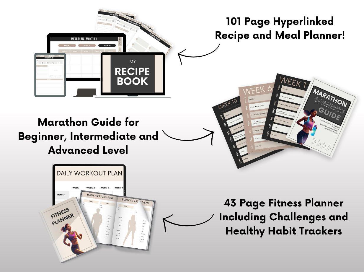 Health & Fitness Digital Product System Done-For-You Guides, Planners & Trackers to Launch, Brand & Monetize Fast - Image 3