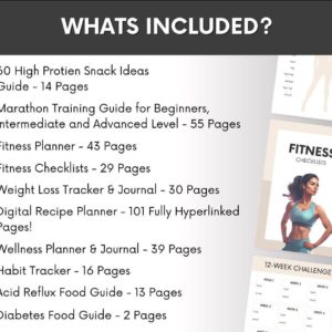 Health & Fitness Digital Product System Done-For-You Guides, Planners & Trackers to Launch, Brand & Monetize Fast