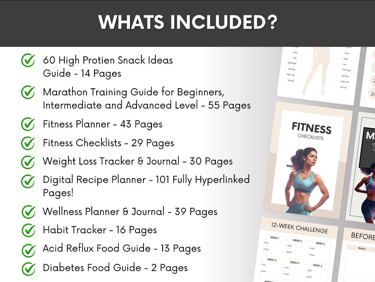 Health & Fitness Digital Product System Done-For-You Guides, Planners & Trackers to Launch, Brand & Monetize Fast - Image 5