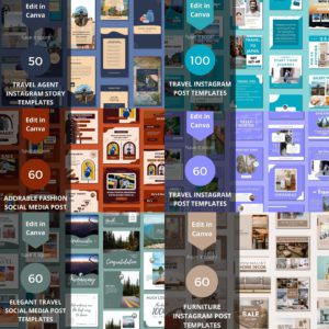 Mega Canva Templates Pack: 3500+ Social Media Designs for Business & Branding