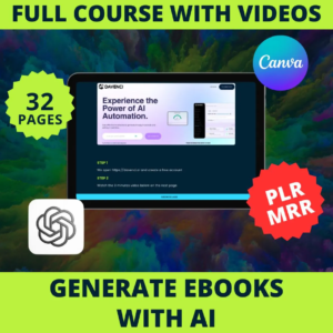 AI eBook Publishing System A Step-by-Step Framework to Create, Design & Monetize eBooks Using AI